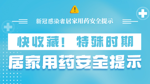 海報(bào)|快收藏！特殊時(shí)期，居家用藥安全提示→