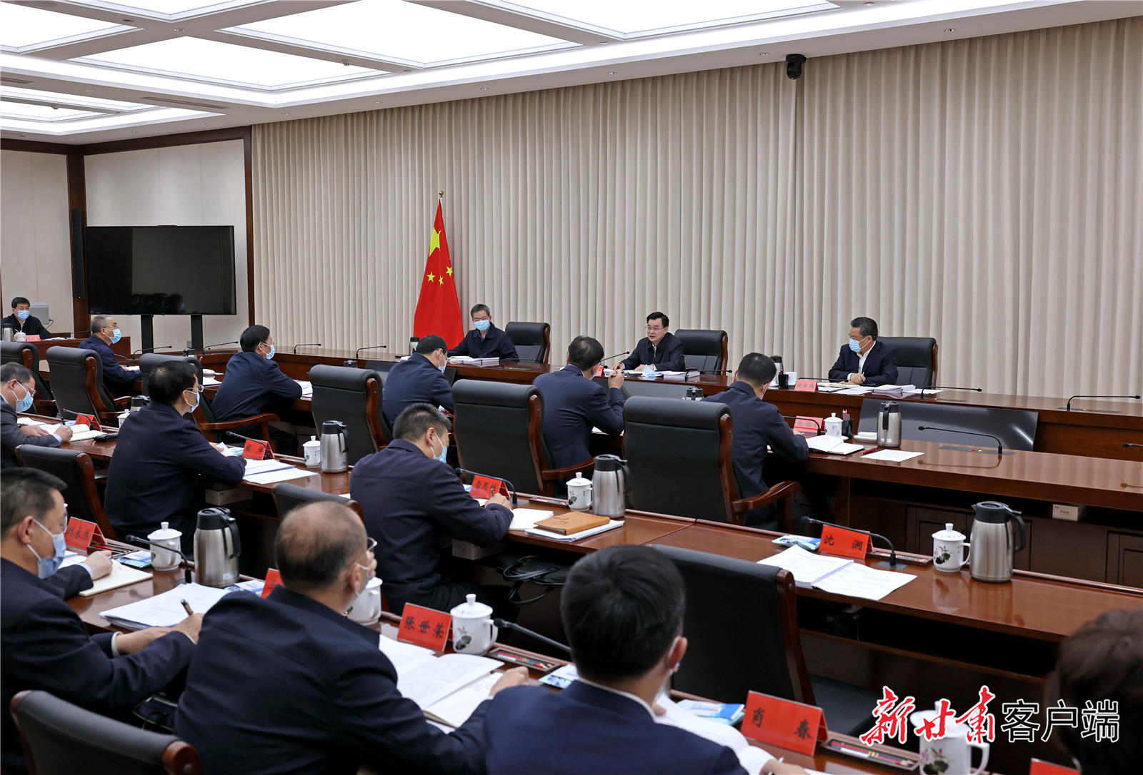 省黃河流域生態保護小組會在蘭州召開2