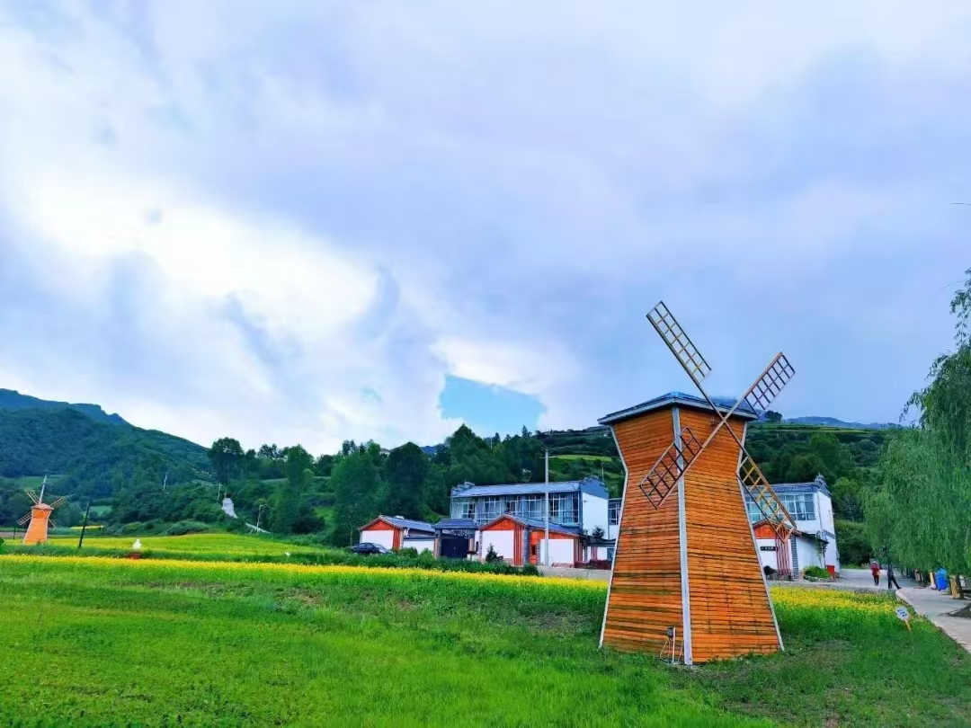 村落內的景色