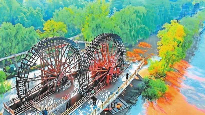 蘭州水車(chē)，黃河之畔的美麗風(fēng)景