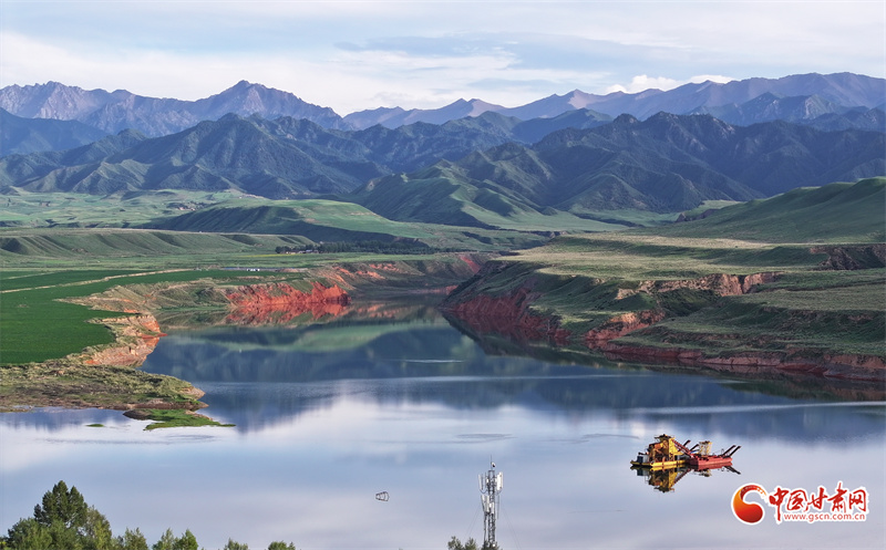 隴拍客丨民樂：水庫生態景美如畫