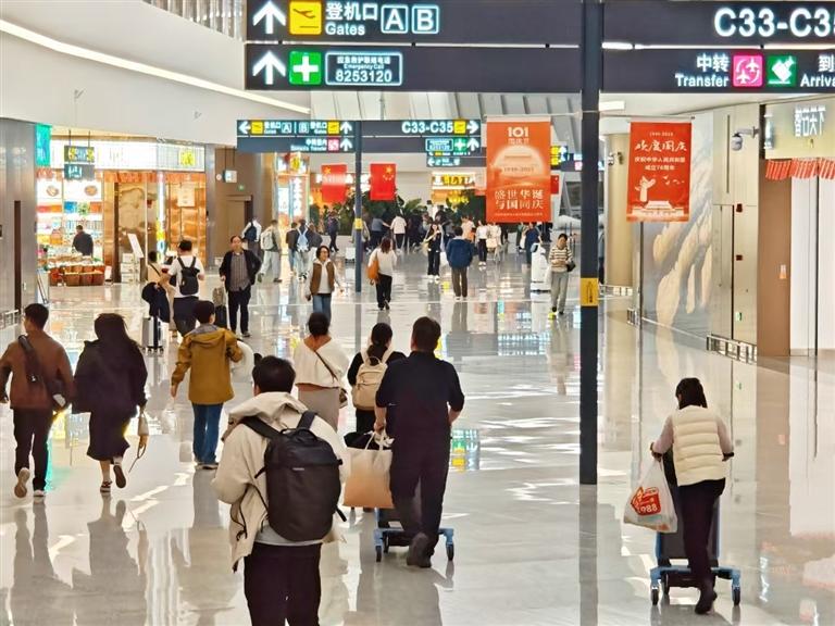 中川機場旅客吞吐量突破1700萬